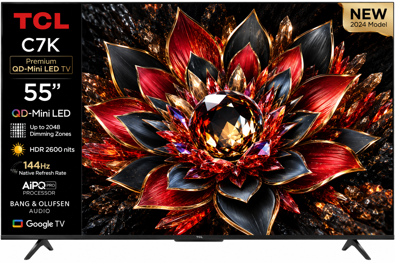 TCL 55C7K 55 Inch Premium QD-Mini LED 4K Google TV