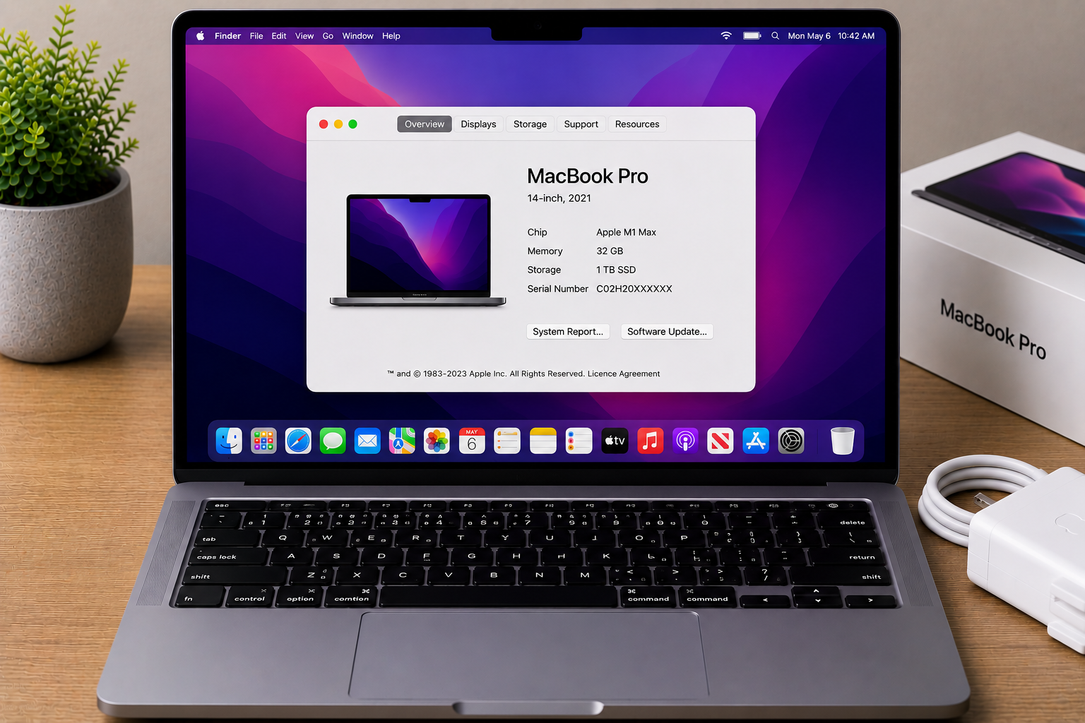 Apple MacBook Pro 14 Inch M1 Max 32GB RAM 1TB SSD - Refurbished