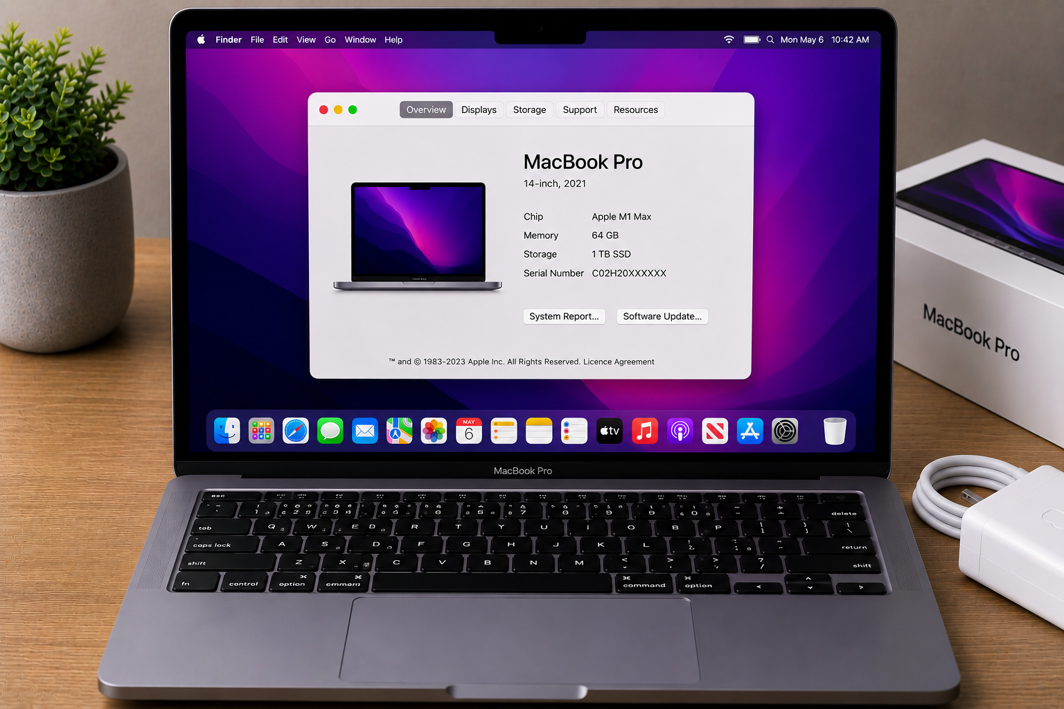 Apple MacBook Pro 14 Inch M1 Max 64GB RAM 1TB SSD - Refurbished