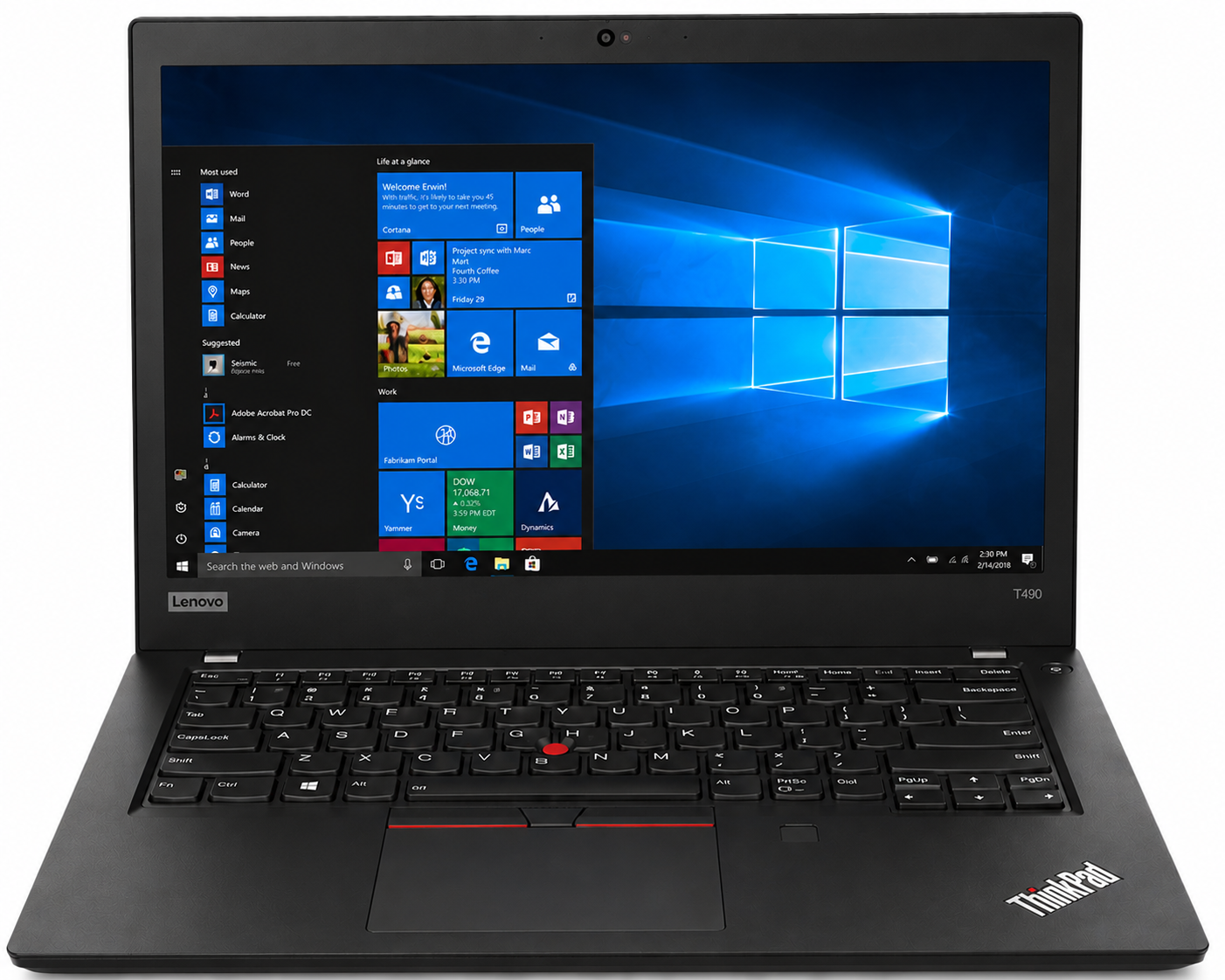 Lenovo ThinkPad T490 Core i5 8GB RAM 256GB SSD - Refurbished
