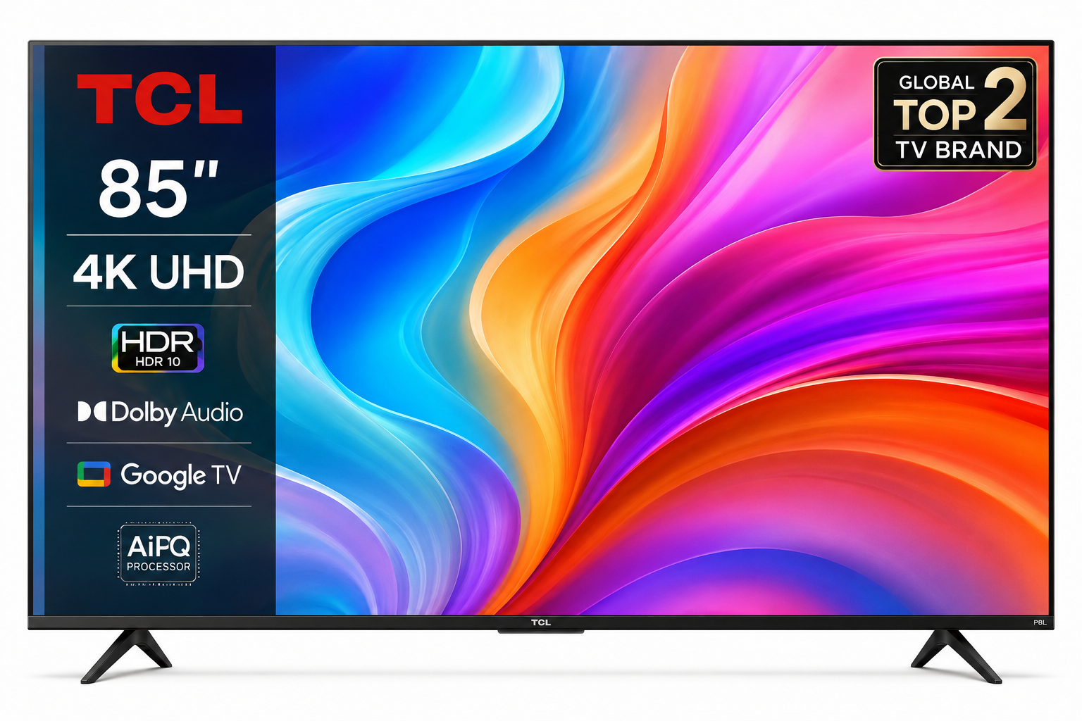 TCL 85P8L 85 Inch 4K UHD Google TV