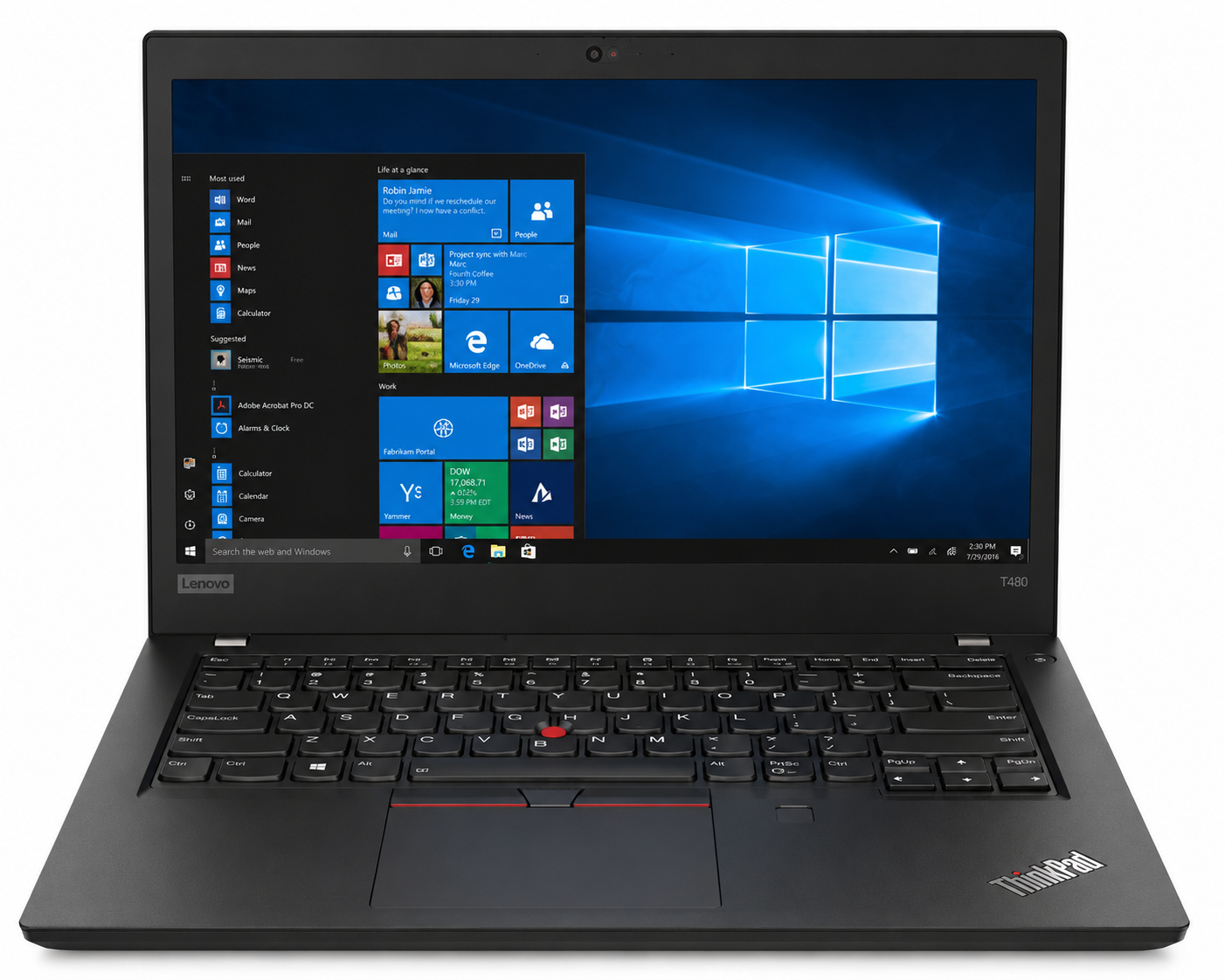 Lenovo ThinkPad T480 Core i5 8GB RAM 256GB SSD - Refurbished