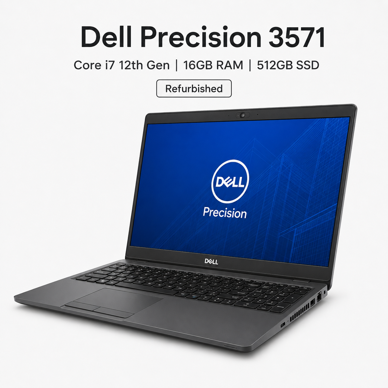 Dell Precision 3571 Core i7 12th Gen 16GB RAM 512GB SSD - Refurbished