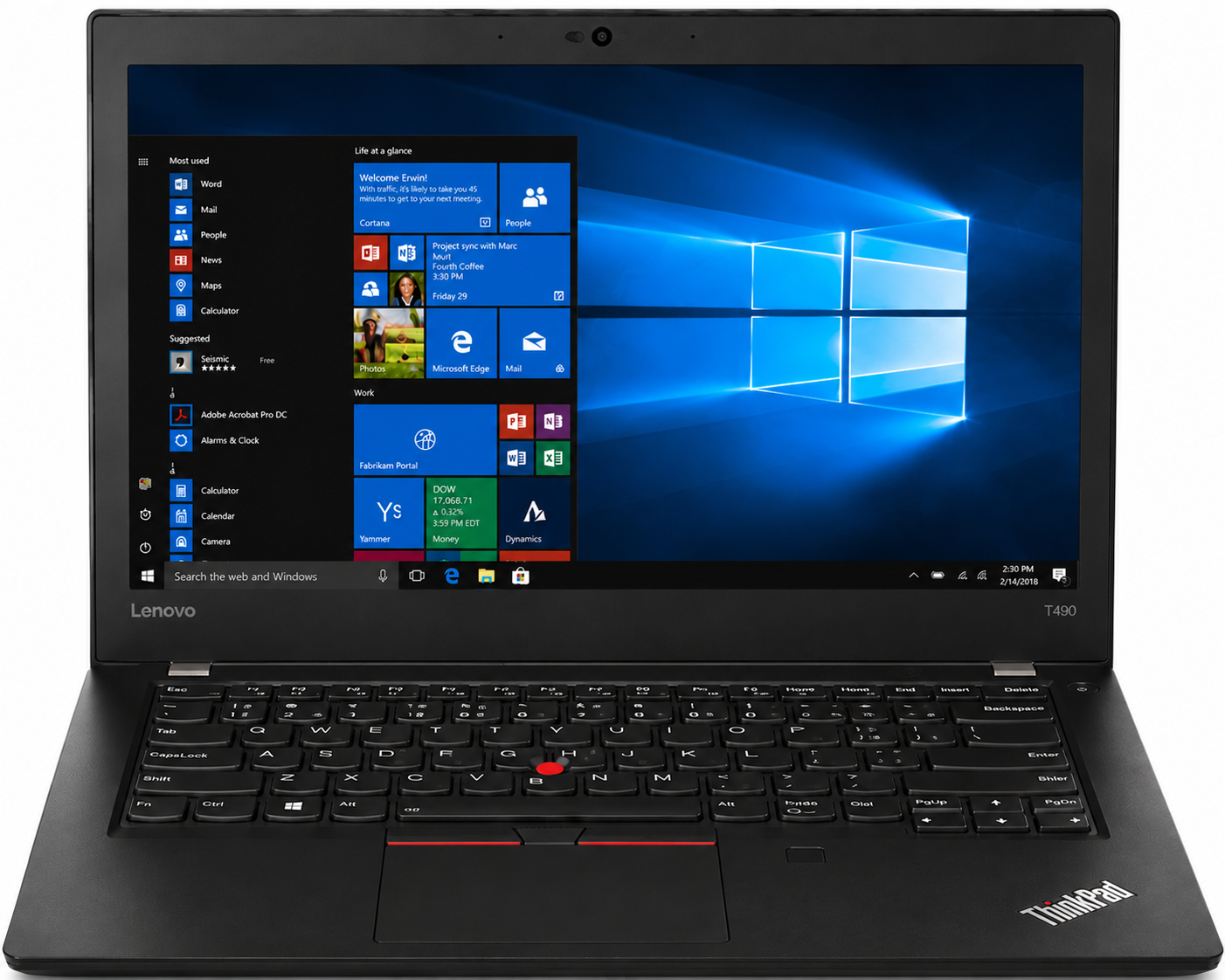 Lenovo ThinkPad T490 Core i7 16GB RAM 512GB SSD - Refurbished