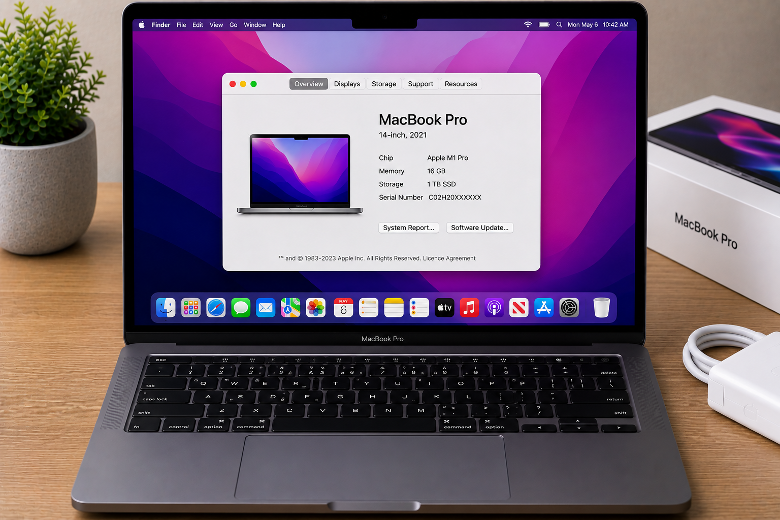 Apple MacBook Pro 14 Inch M1 Pro 16GB RAM 1TB SSD - Refurbished