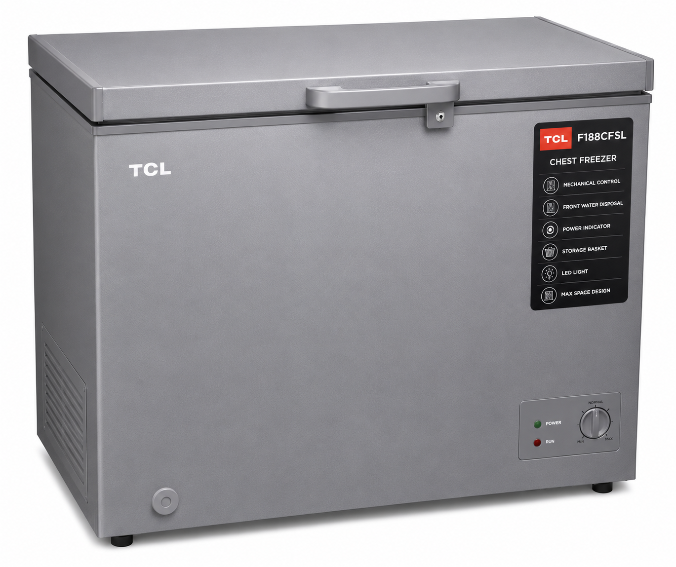 TCL F188CFSL 188L Chest Freezer