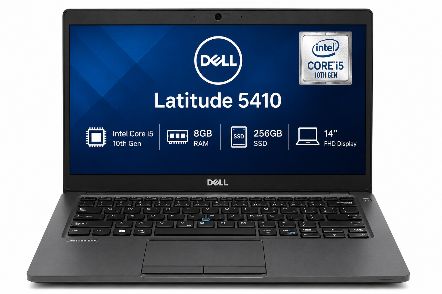 Dell Latitude 5410 Core i5 10th Gen 8GB RAM 256GB SSD - Refurbished