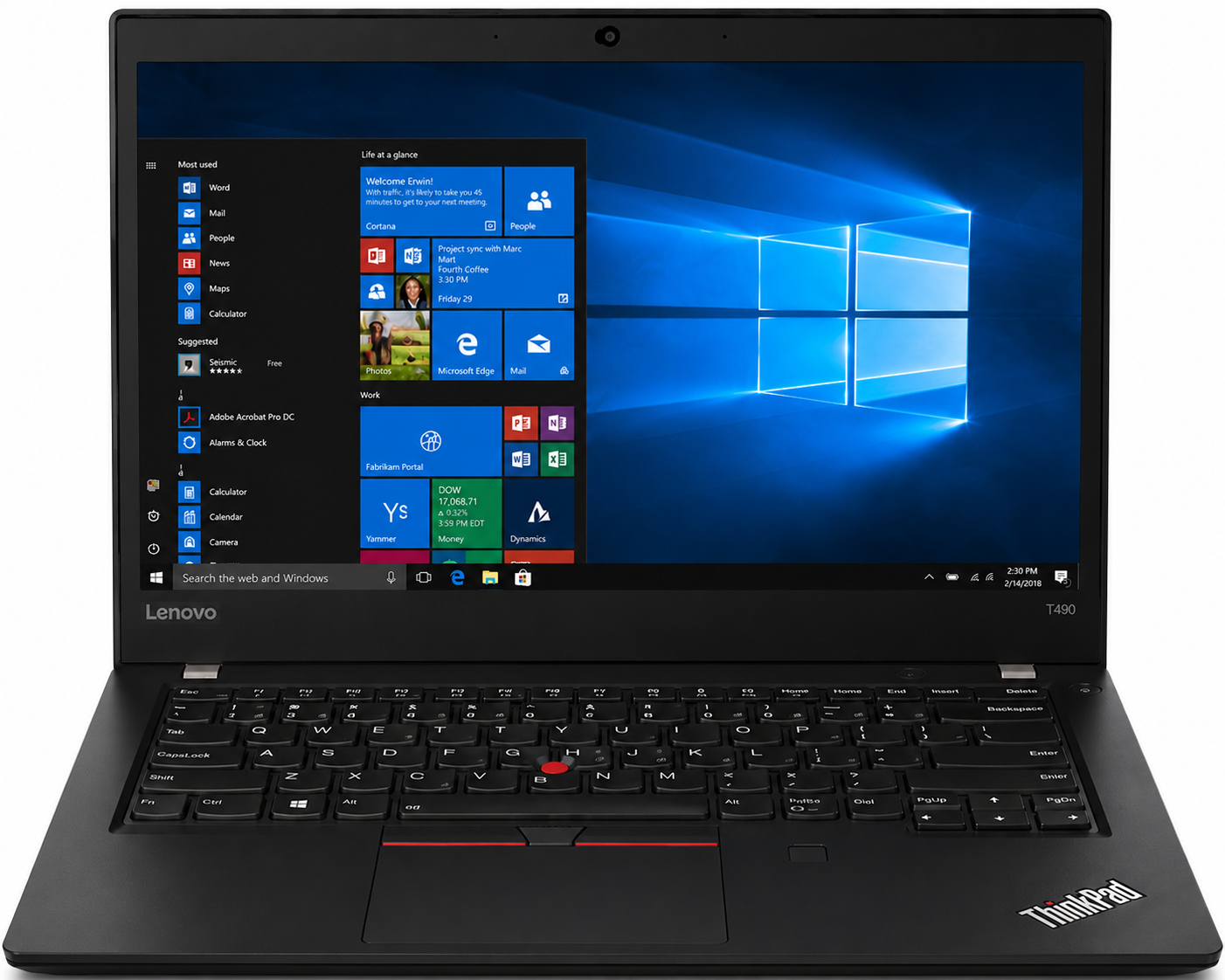 Lenovo ThinkPad T490 Core i5 16GB RAM 512GB SSD - Refurbished
