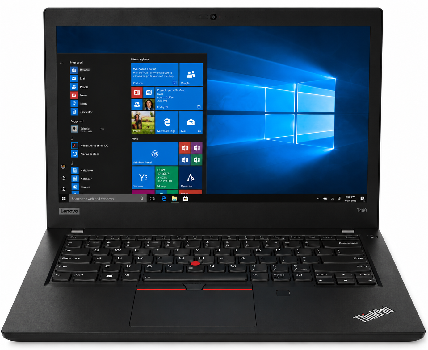 Lenovo ThinkPad T480 Core i7 8GB RAM 256GB SSD - Refurbished