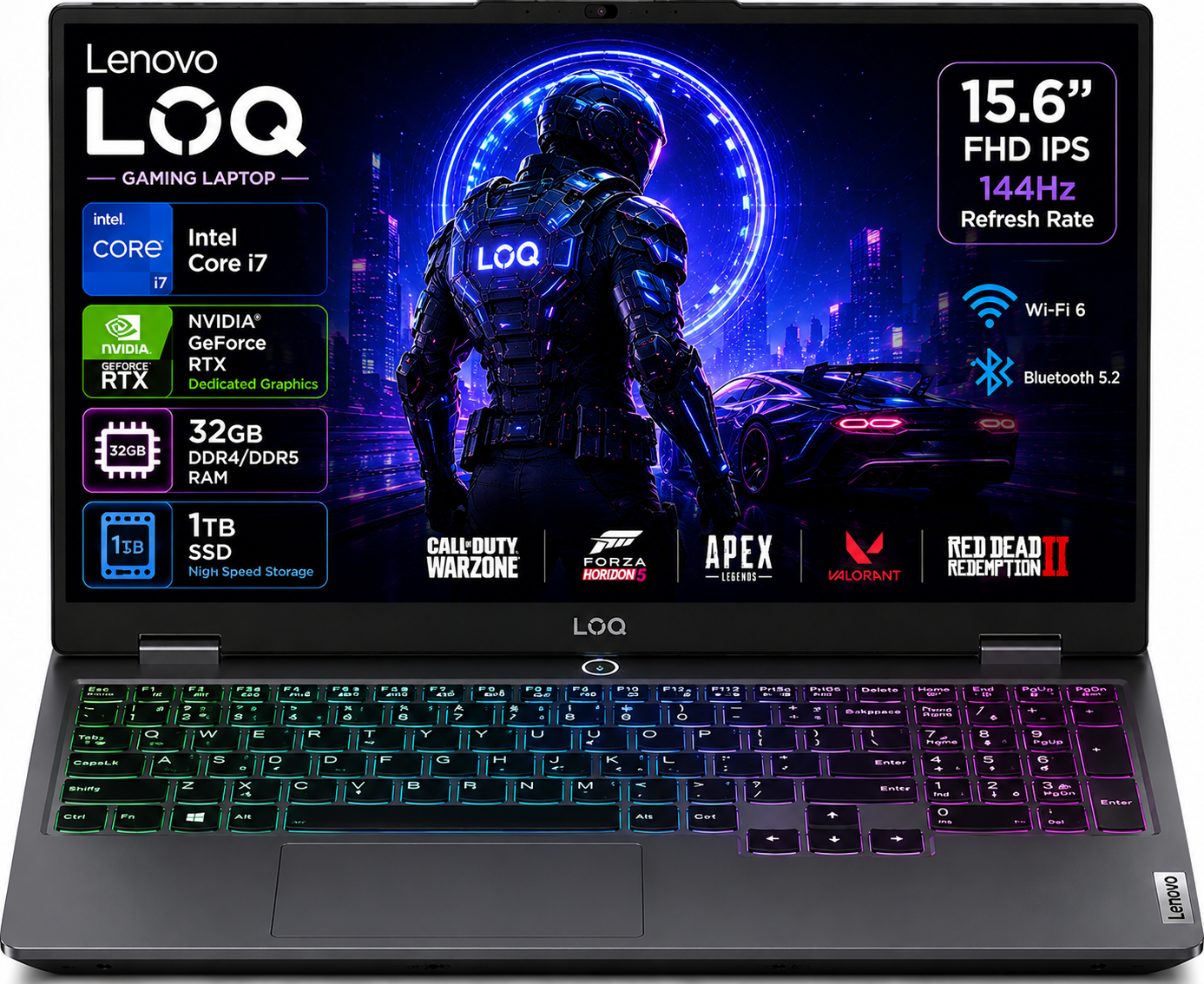 Lenovo LOQ Gaming Core i7 32GB RAM 1TB SSD - New