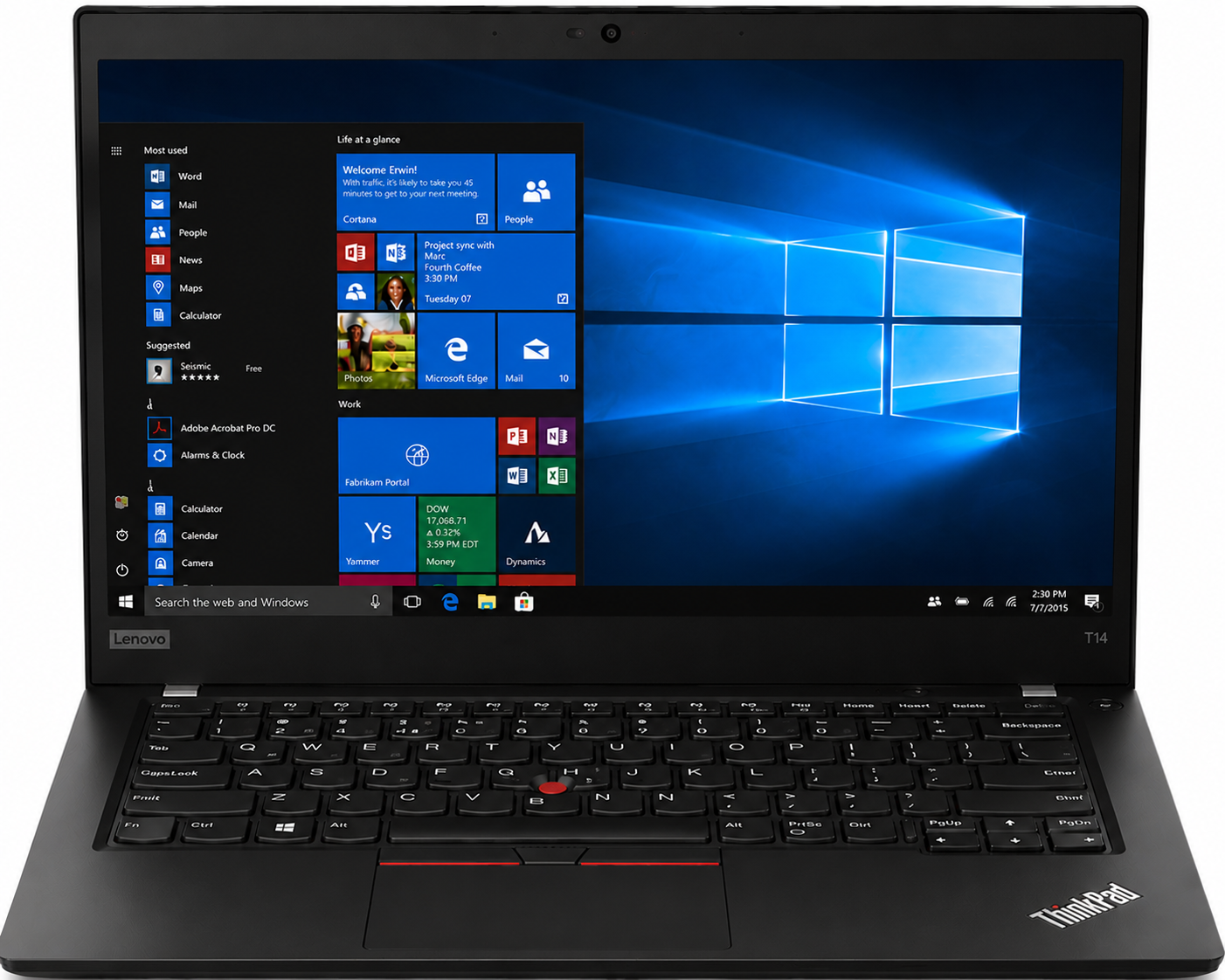 Lenovo ThinkPad T14 Gen 1 Core i7 16GB RAM 512GB SSD - Refurbished
