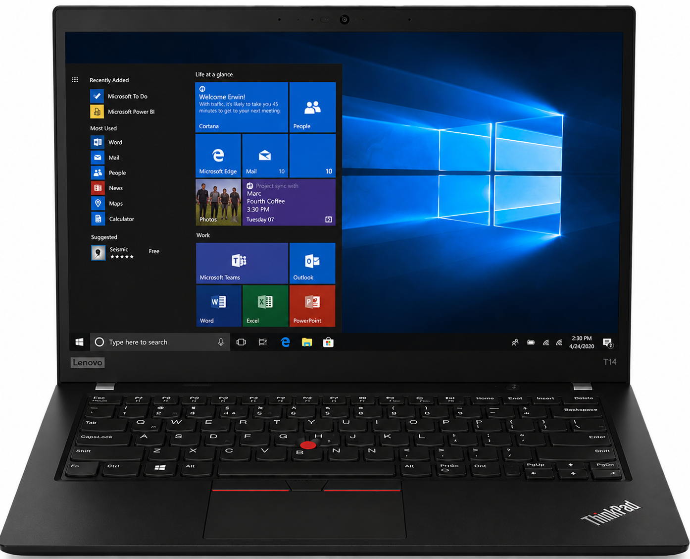 Lenovo ThinkPad T14 Gen 2 Core i7 16GB RAM 512GB SSD - Refurbished
