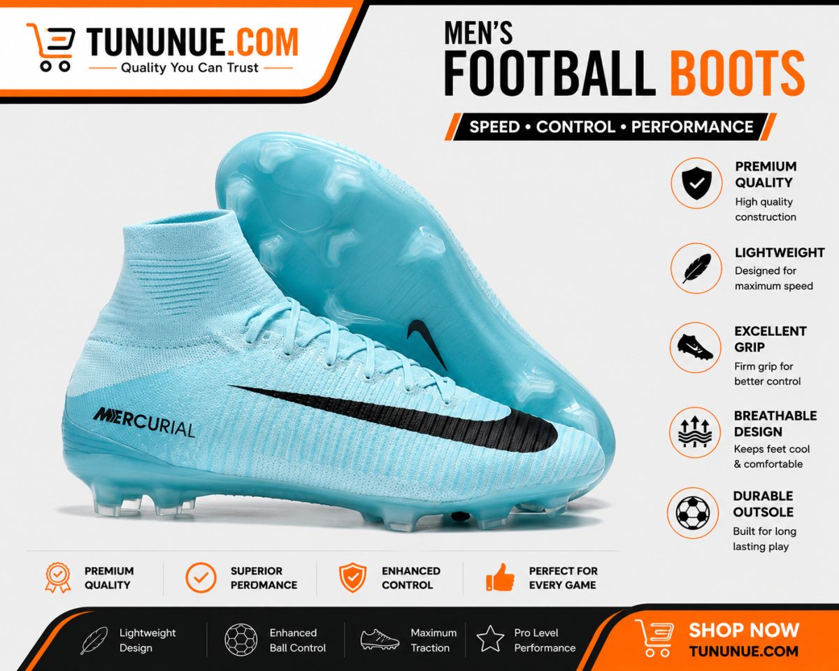 Nike Mercurial Superfly Blue Football Boots Brand New